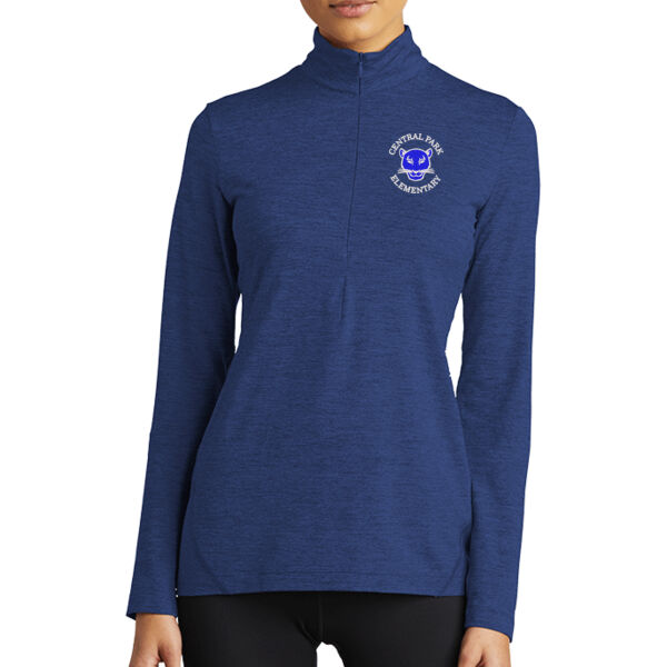 ** STAFF ONLY **  Sport-Tek® Ladies Exchange 1.5 Long Sleeve 1/2-Zip - Embroidered Logo Thumbnail