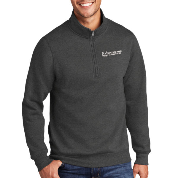 ** STAFF ONLY **Port & Company ® Core Fleece 1/4-Zip Pullover Sweatshirt - Embroidered Logo Thumbnail