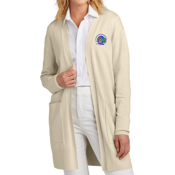 ** STAFF ONLY **  Mercer+Mettle™ Women’s Open Front Cardigan Sweater - Embroidered Logo Thumbnail