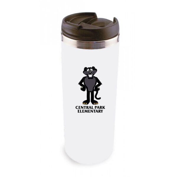 14 oz. Stainless Steel Tumbler - Sublimated Logo Thumbnail