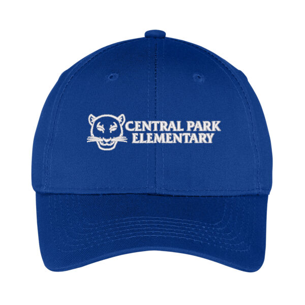 Port & Company® - Youth Six-Panel Twill Cap - Embroidered Logo Thumbnail