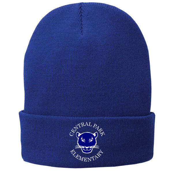 Port & Company® Fleece-Lined Knit Cap - Embroidered Logo Thumbnail