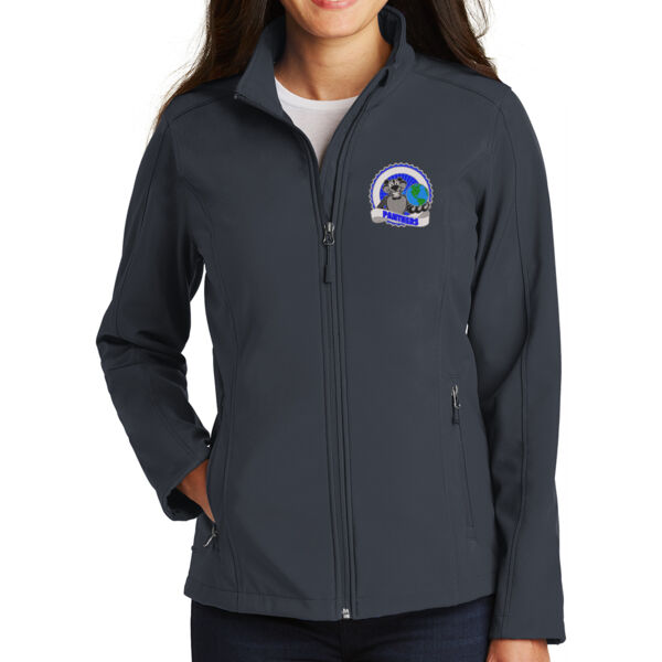 Port Authority® Ladies Core Soft Shell Jacket - Embroidered Logo Thumbnail