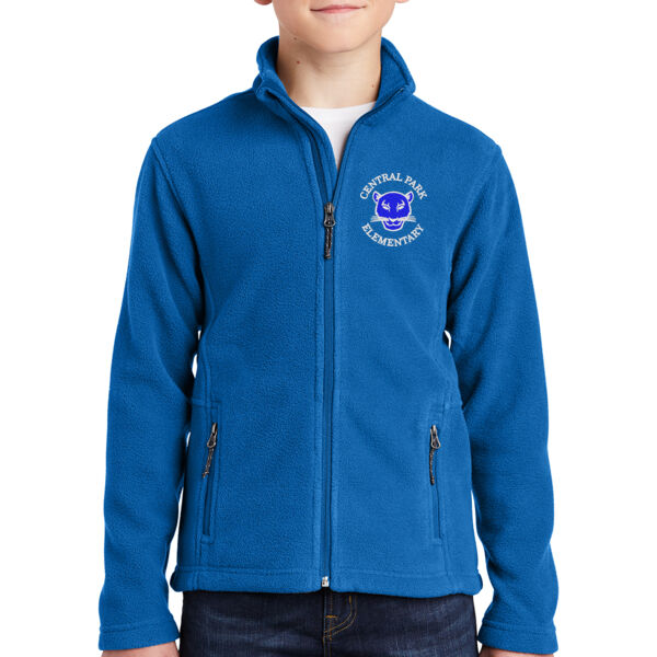 Port Authority® Youth Value Fleece Jacket - Embroidered Logo Thumbnail