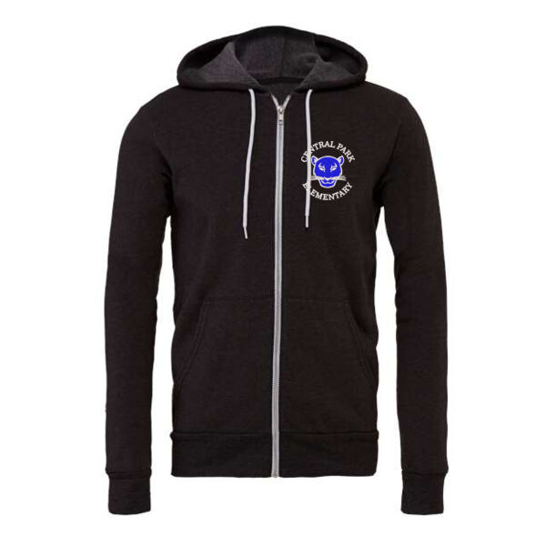 BELLA + CANVAS - Sponge Fleece Full-Zip Hoodie - Embroidered Logo Thumbnail