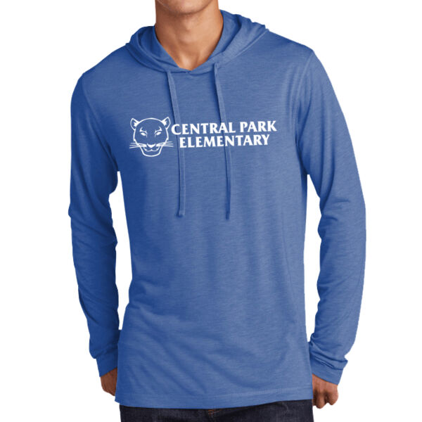 Sport-Tek ® PosiCharge ® Tri-Blend Wicking Long Sleeve Hoodie - Printed Logo Thumbnail