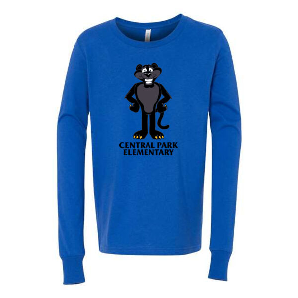 BELLA + CANVAS - Youth Jersey Long Sleeve Tee - Printed Logo Thumbnail
