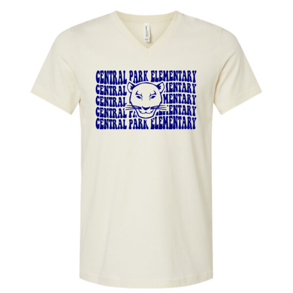 BELLA + CANVAS - Jersey V-Neck Tee - Printed Logo Thumbnail