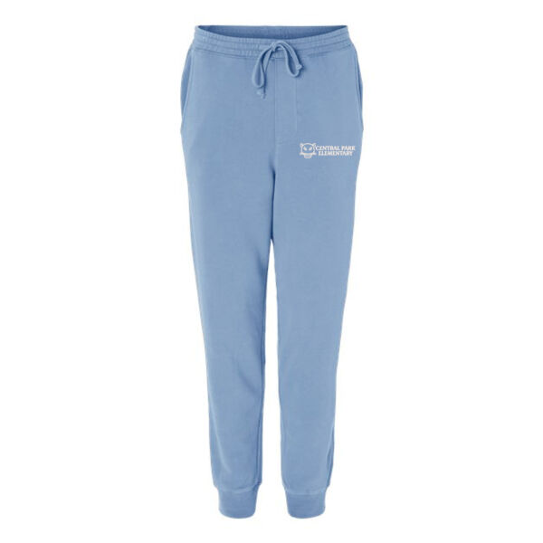 Independent Trading Co Unisex Pigment-Dyed Fleece Sweatpants - Embroidered Logo Thumbnail