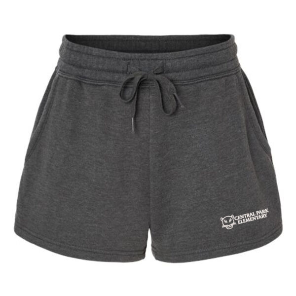 Independent Trading Co Women's Lightweight California Wave Wash Fleece Shorts - Embroidered Logo Thumbnail