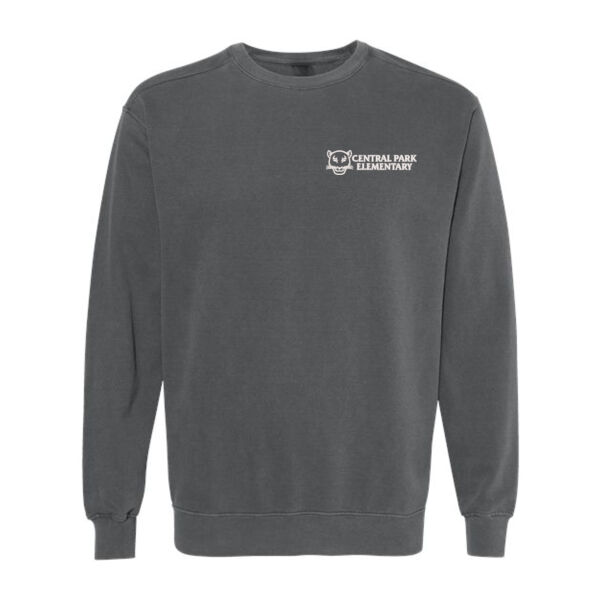 Comfort Colors Unisex Garment-Dyed Crewneck Sweatshirt - Embroidered Logo Thumbnail
