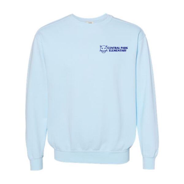 Comfort Colors Unisex Garment-Dyed Crewneck Sweatshirt - Embroidered Logo Thumbnail