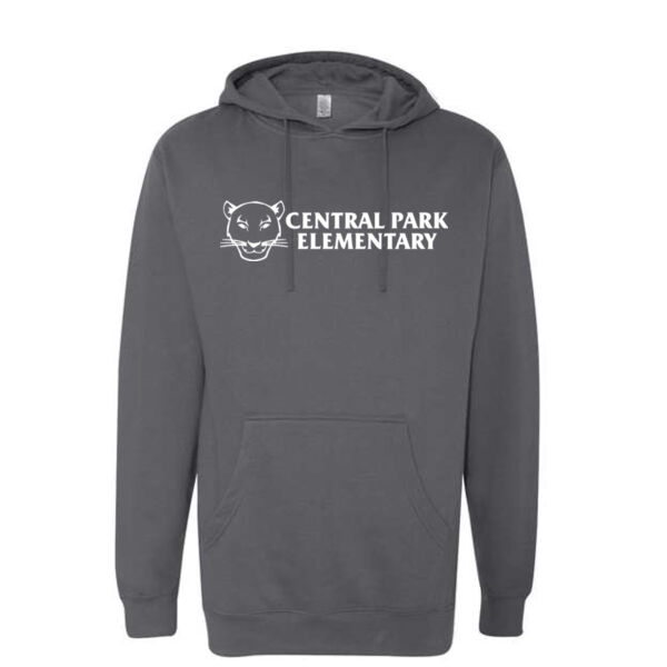 Independent Trading Co Unisex Midweight Hooded Sweatshirt - Printed Logo Thumbnail