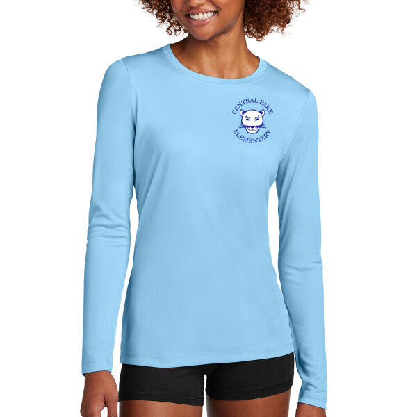 Sport-Tek Women's Posi-UV Pro Long Sleeve - Printed Logo Thumbnail