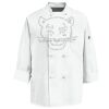 Eight Knot Button Chef Coat with Thermometer Pocket Thumbnail