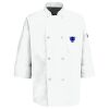 Button Chef Coat with Thermometer Pocket Thumbnail