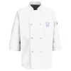 Eight Pearl Button Chef Coat with Thermometer Pocket Thumbnail