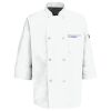 Eight Pearl Button Chef Coat with Thermometer Pocket Thumbnail