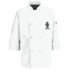 Eight Pearl Button Chef Coat with Thermometer Pocket Thumbnail