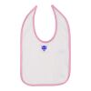 Infant Contrast Trim Premium Jersey Bib Thumbnail