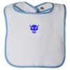 Infant Contrast Trim Terry Bib Thumbnail
