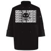 Ten Pearl Button Black Chef Coat Thumbnail