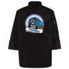 Ten Pearl Button Black Chef Coat Thumbnail