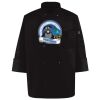 Ten Pearl Button Black Chef Coat Thumbnail